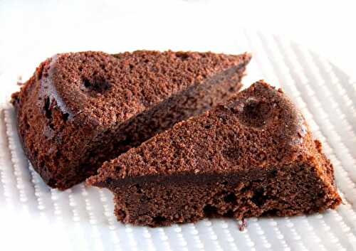Gâteau au chocolat sans farine sans beurre