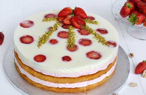 Gâteau aux fraises avec Thermomix