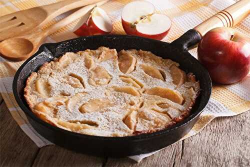 Gâteau aux pommes à la poêle