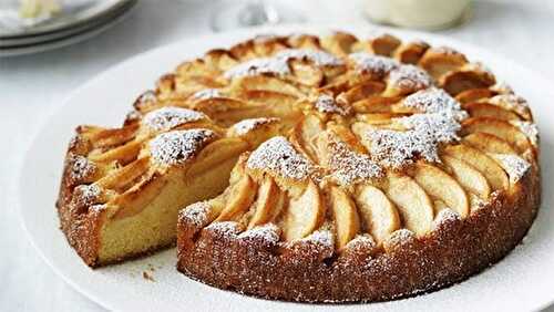 Gâteau aux pommes et mascarpone