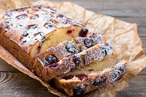 Gâteau banane et cerise