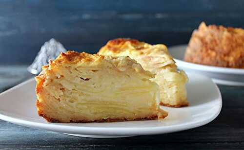 Gâteau invisible aux pommes avec Thermomix