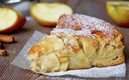 Gâteau Invisible Léger aux Pommes