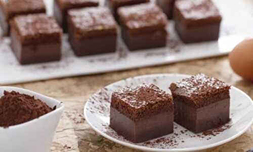 Gâteau magique au chocolat avec Thermomix