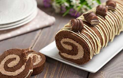 Gâteau roulé au Kinder Bueno avec Thermomix