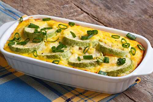 Gratin de courgettes, de chèvre et de chou-fleur