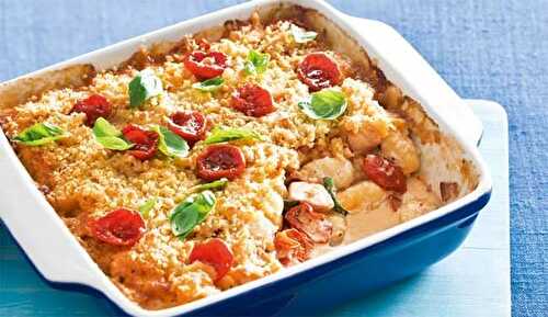 Gratin de gnocchis aux tomates