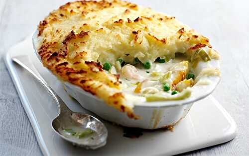 Gratin de poisson pommes de terre et chou-fleur