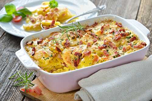 Gratin de pommes de terre et navet