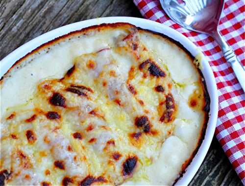 Gratin de quenelles de volaille