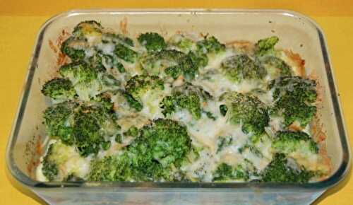 Gratin léger de brocoli WW