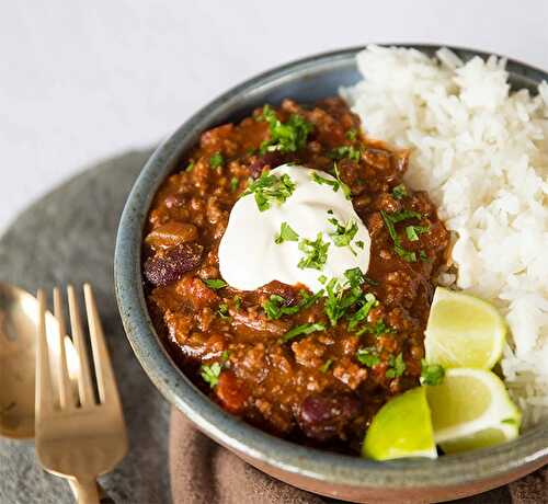 La recette du chili con carne