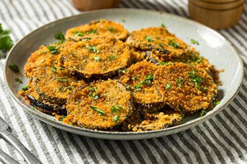 La recette rapide et délicieuse pour faire des aubergines gratinées à la chapelure