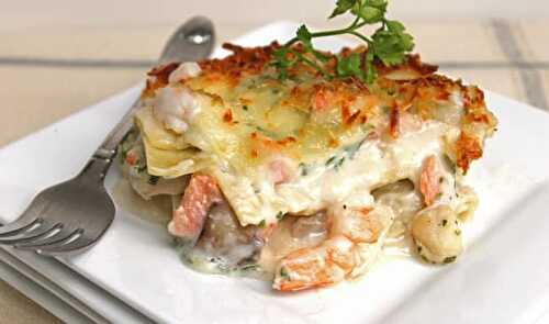 Lasagne aux Fruits de Mer avec Thermomix