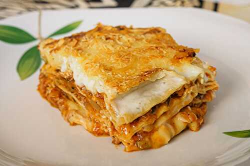 Lasagnes au chou-fleur et viande hachée