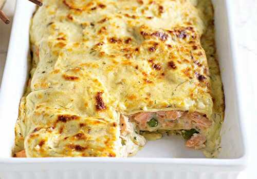 Lasagnes au saumon frais