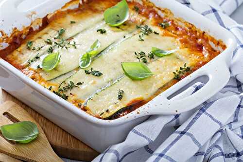 Lasagnes de courgettes à la bolognaise