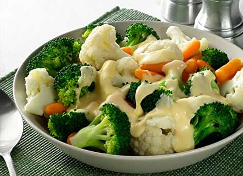 Légumes à la sauce blanche pour régime