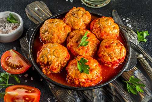 Les meilleures boulettes de poisson à la sauce crémeuse de tomate