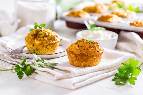 Les muffins aux courgettes, la petite gâterie parfaite pour votre prochain apéro