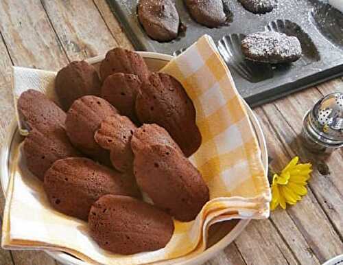 Madeleines au chocolat et aux noix avec Thermomix