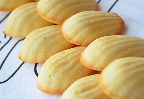 Madeleines Légères Sans Beurre