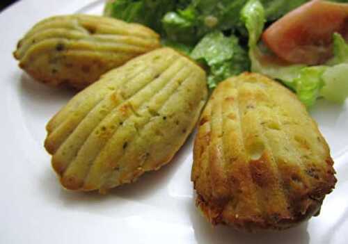 Madeleines salées aux courgettes