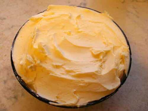 Margarine au citron fait maison avec Thermomix