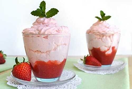 Mousse aux fraises avec Thermomix