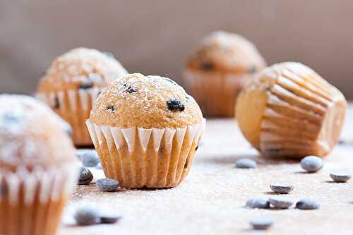 Muffins aux pépites de chocolat sans beurre