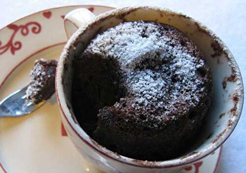 Mug Cake au Yaourt et au Cacao