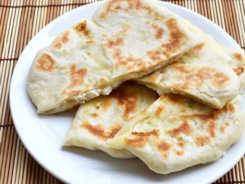 Naans au fromage avec Thermomix