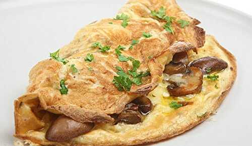 Omelette aux champignons