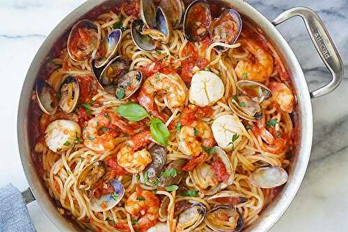One pot pasta aux fruits de mer