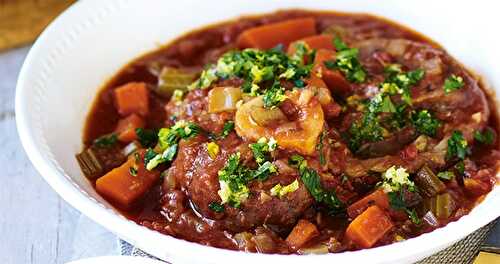 Osso bucco léger de viande de veau