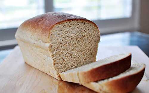 Pain de mie semi complet avec Thermomix