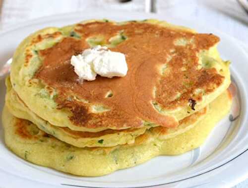 Pancakes Légers aux Courgettes