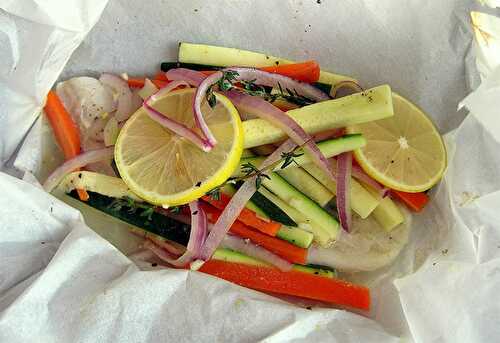 Papillote de poisson aux légumes