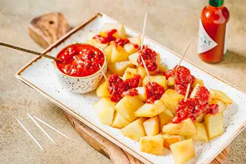 Patatas bravas préparées au Thermomix