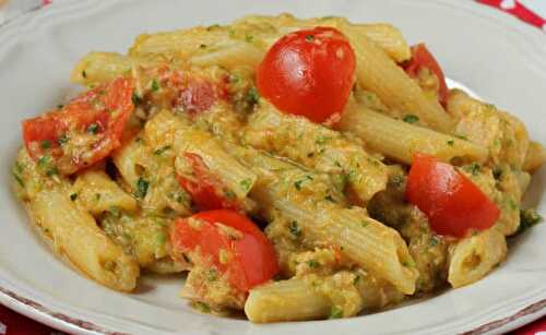 Pâtes au Thon / Courgettes et Tomates Cerises