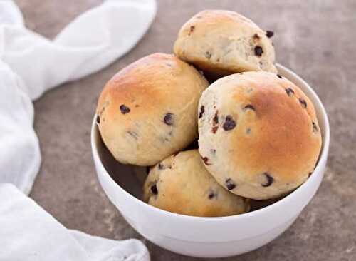 Petites brioches aux pépites de chocolat avec Thermomix