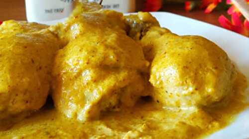 Pilons de Poulet au Curry et à la crème