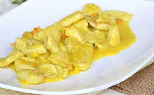 Poulet au curry et yaourt WW