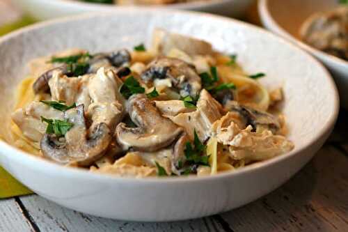 Poulet aux champignons