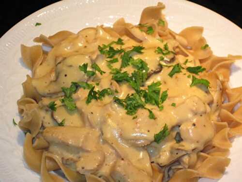 Poulet stroganoff au Thermomix