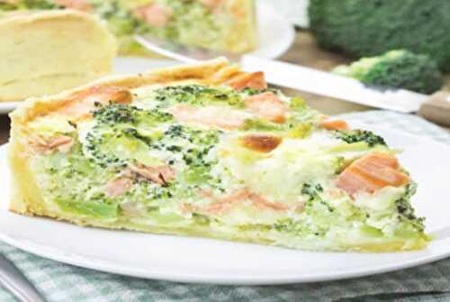 Quiche au saumon frais et au brocoli WW