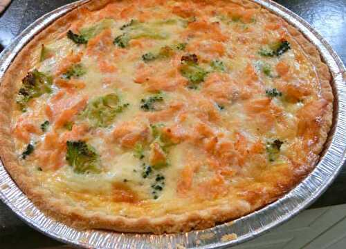 Quiche au Saumon Frais et Brocoli WW