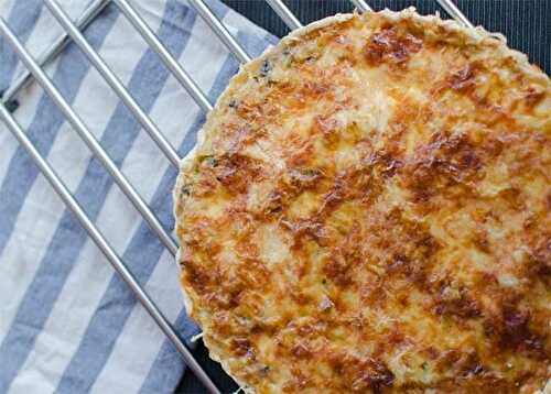 Quiche au thon et champignons sans pâte