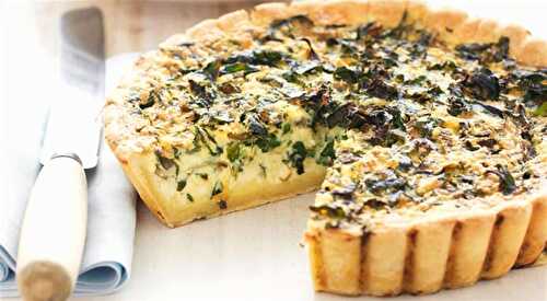 Quiche aux épinards et parmesan