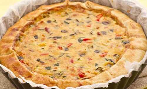 Quiche aux Légumes et Jambon